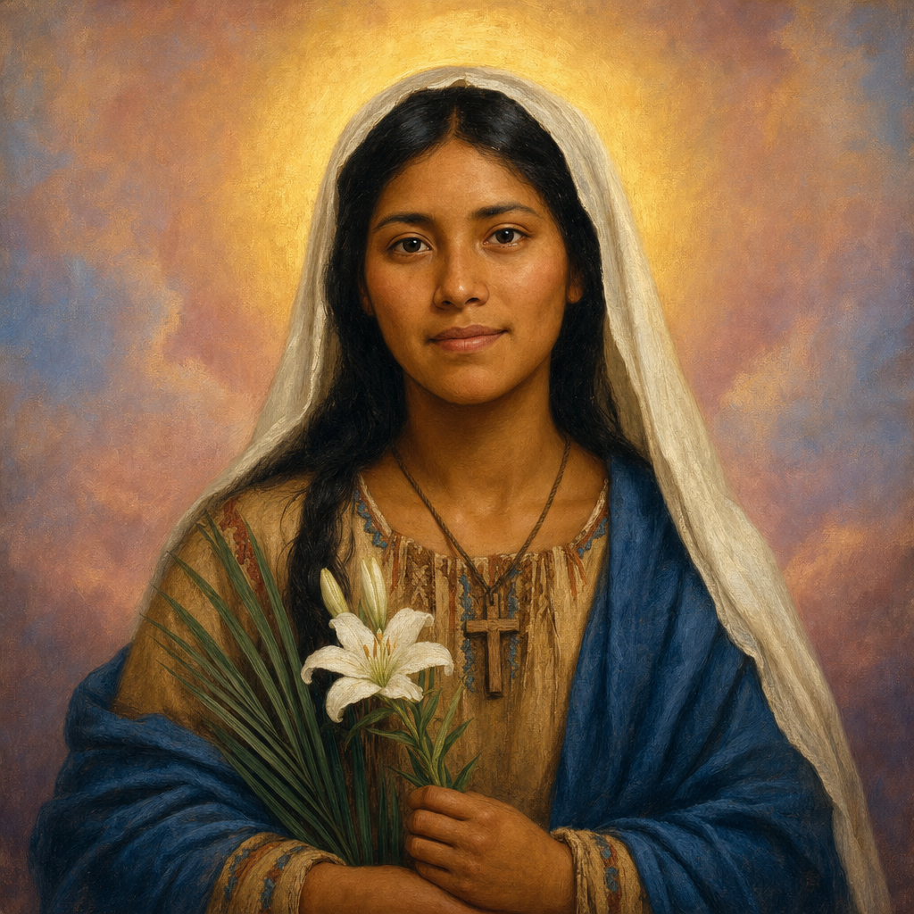 Portrait of St. Kateri Tekakwitha