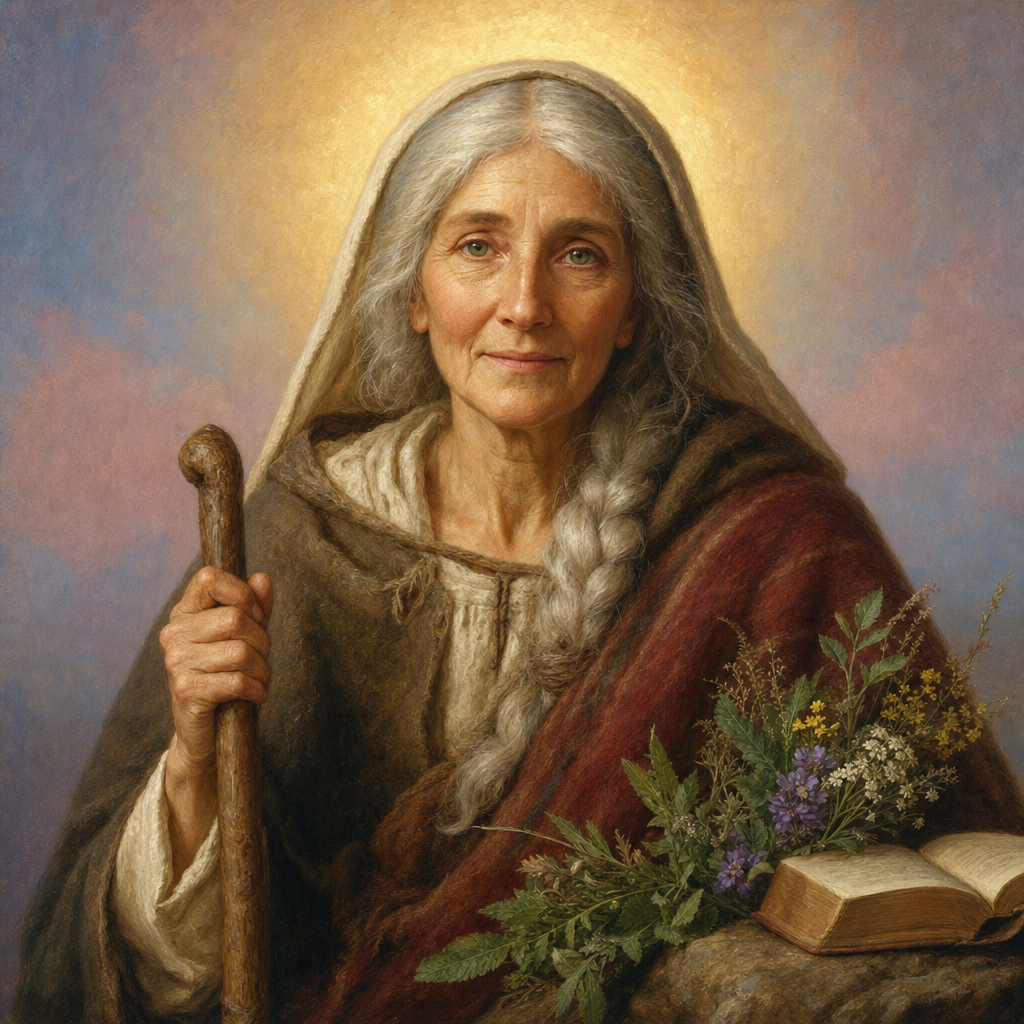 Portrait of St. Kentigerna