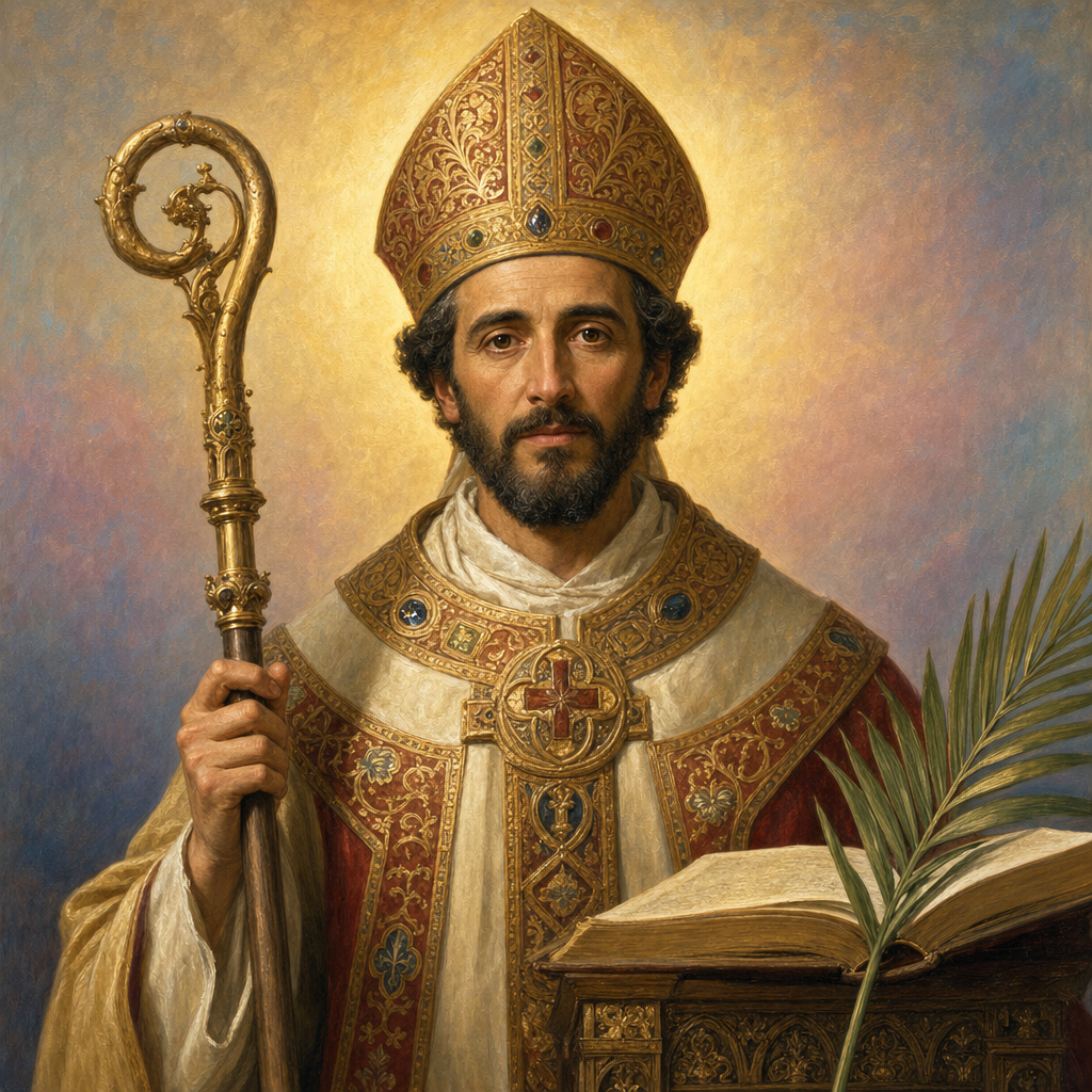 Portrait of St. Leander of Seville