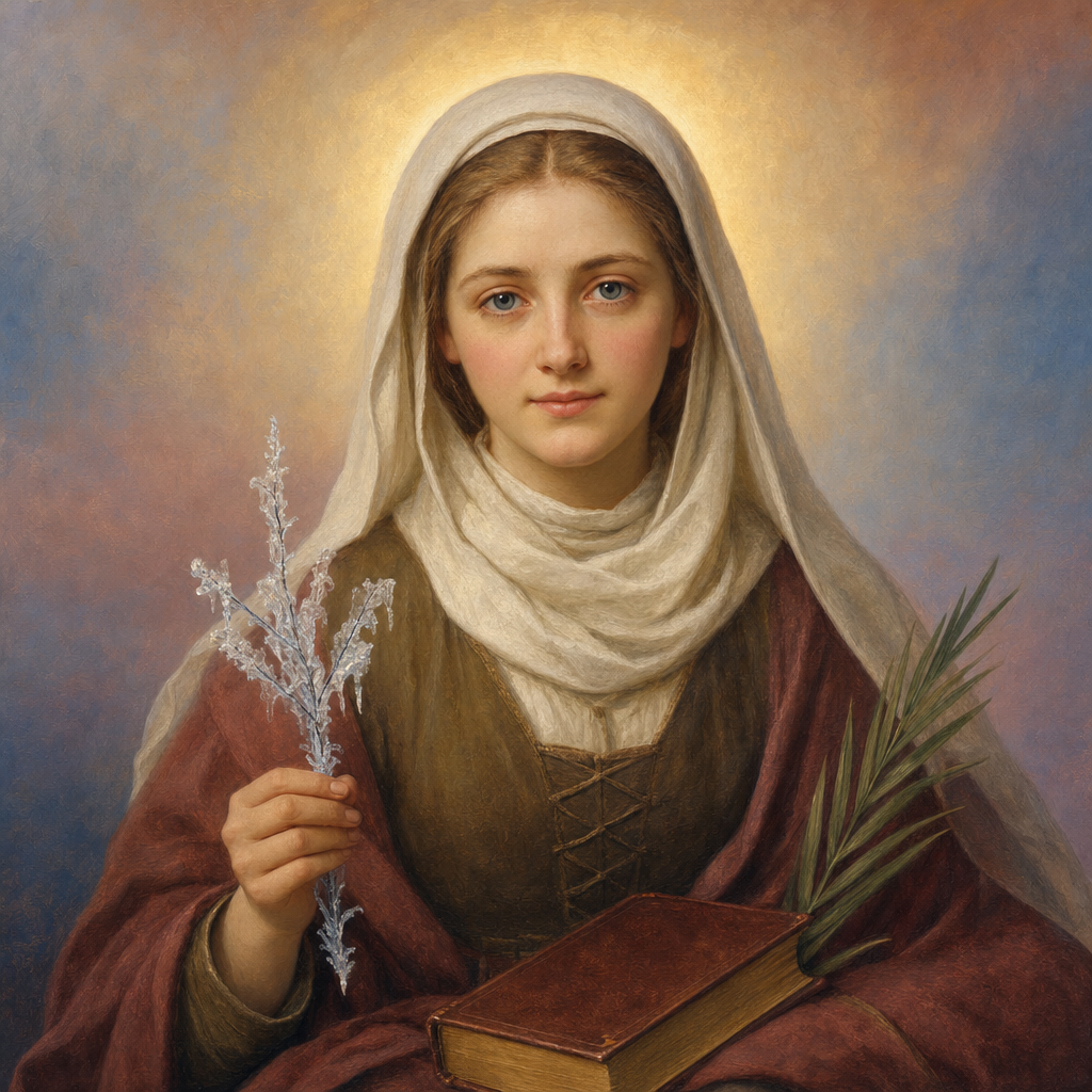 Portrait of St. Lidwina