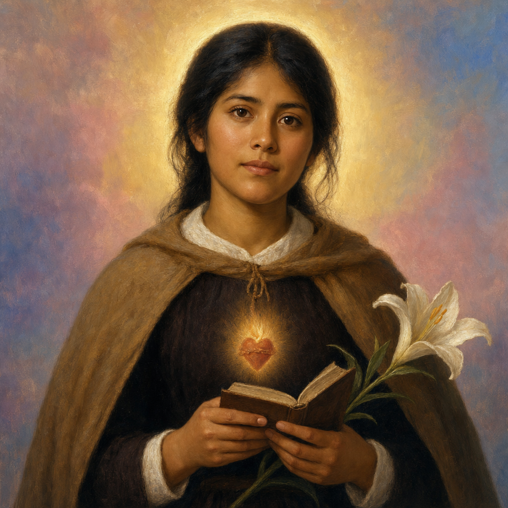Portrait of St. Mariana de Jesús de Paredes