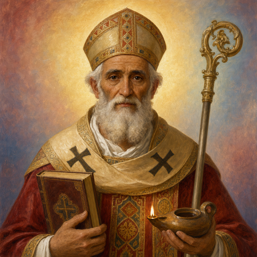 Portrait of St. Narcissus of Jerusalem