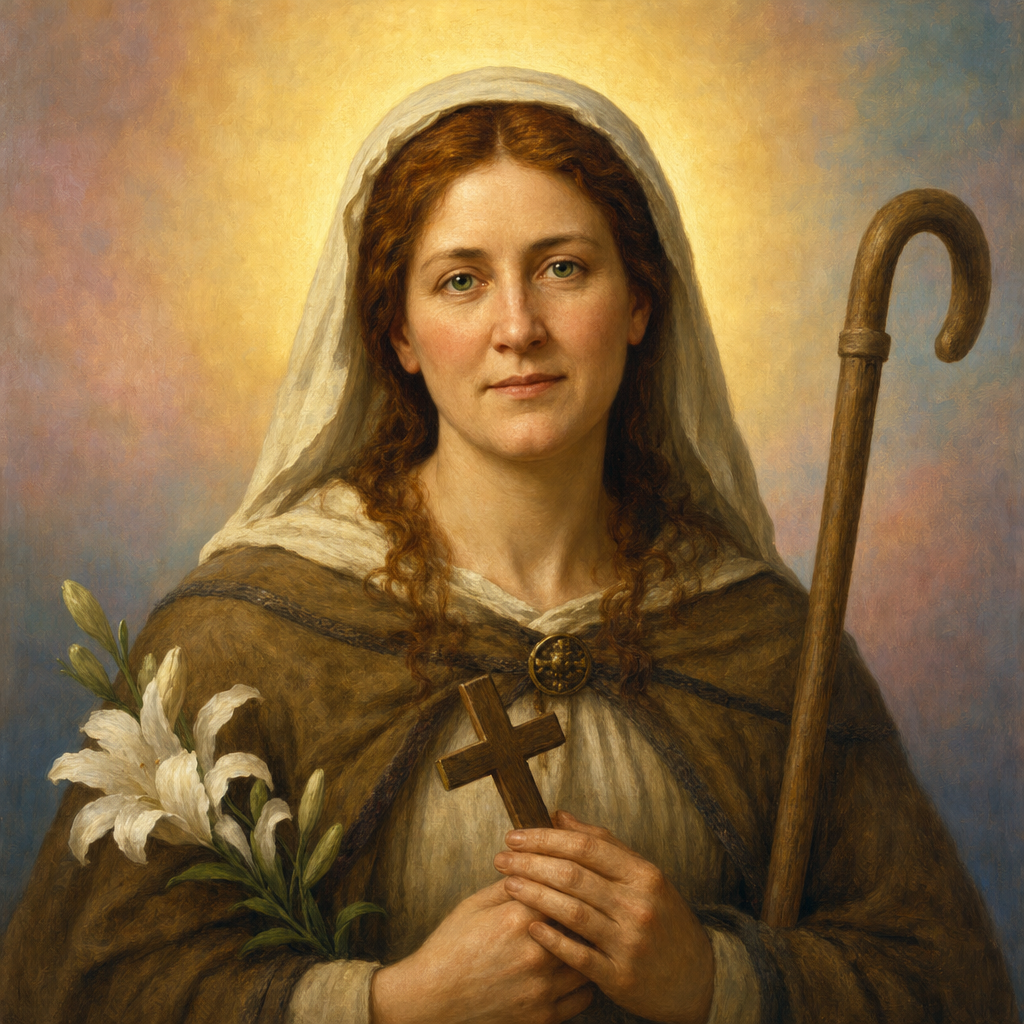 Portrait of St. Non of Wales