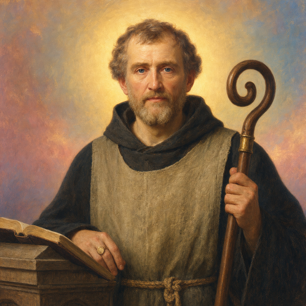 Portrait of St. Oduvald
