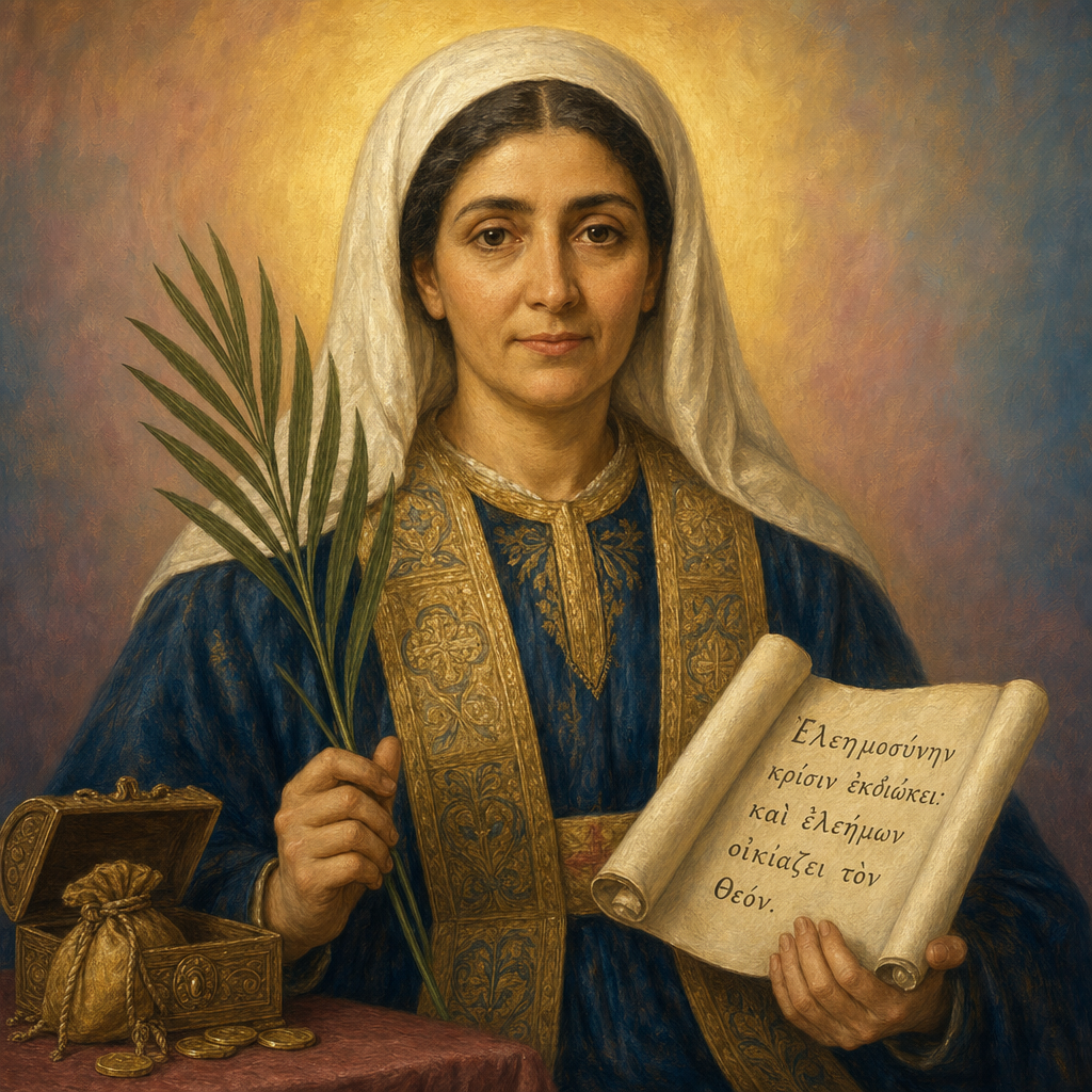 Portrait of St. Olympias the Deaconess