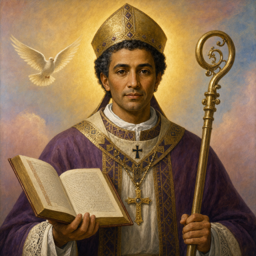 Portrait of St. Optatus of Milevis