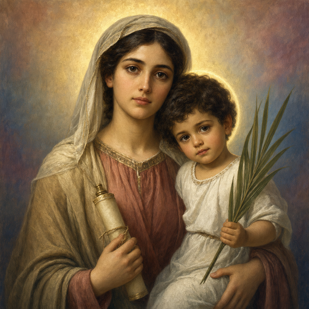 Portrait of St. Quiricus and St. Julitta