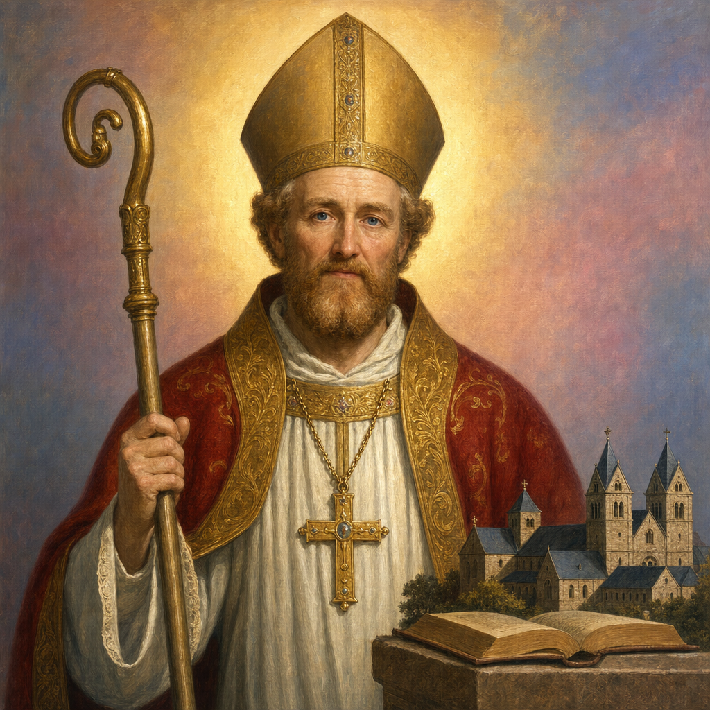 Portrait of St. Remaclus
