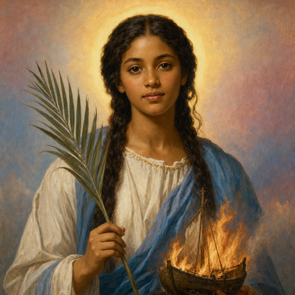 Portrait of St. Restituta of Africa