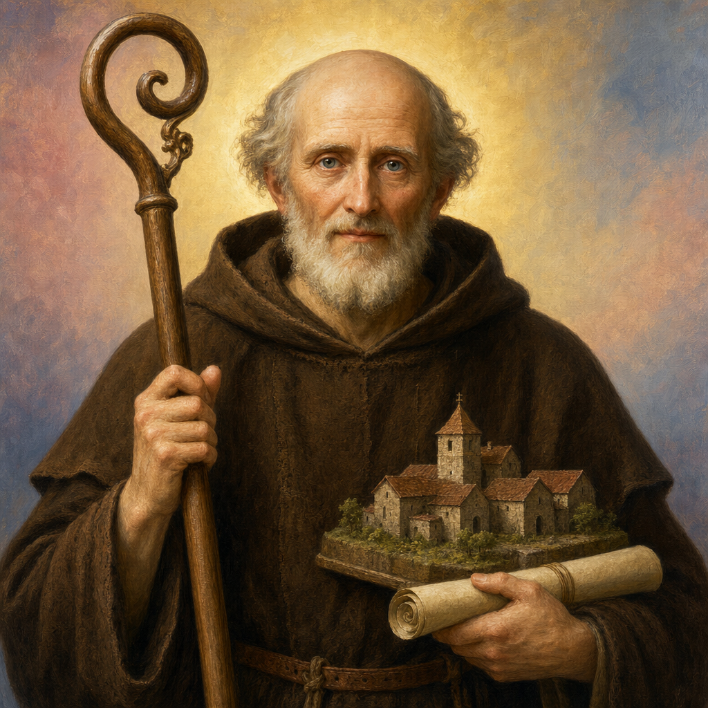 Portrait of St. Romanus of Condat