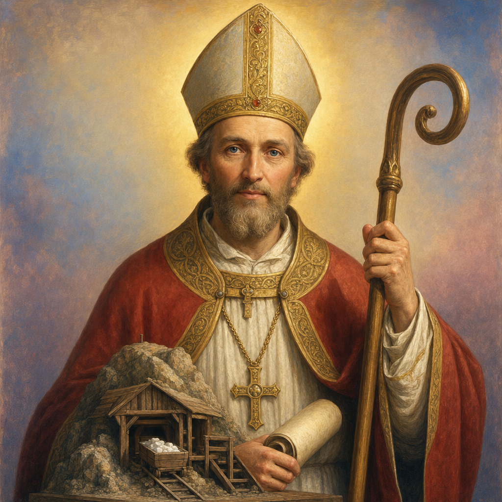 Portrait of St. Rupert of Salzburg
