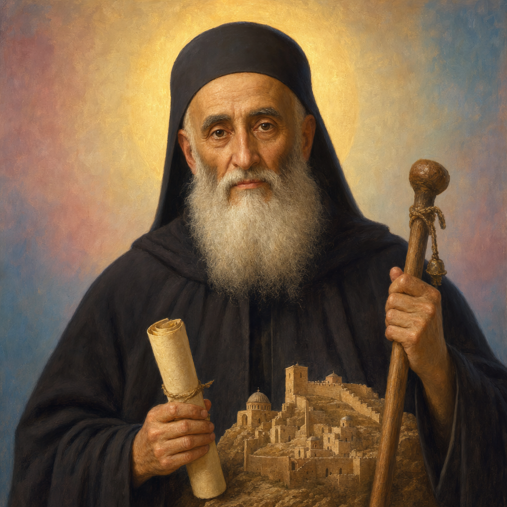 Portrait of St. Sabas the Sanctified