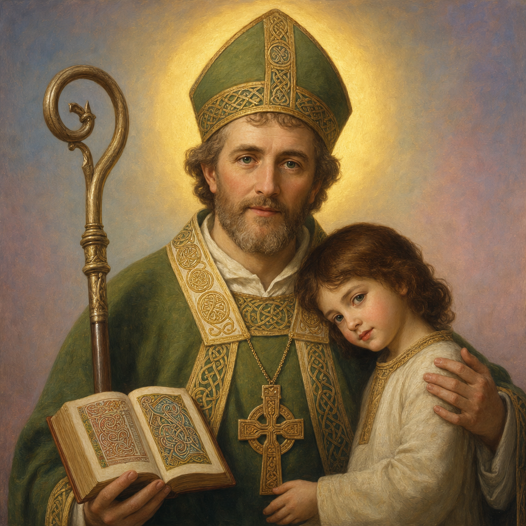 Portrait of St. Ultan of Ardbraccan
