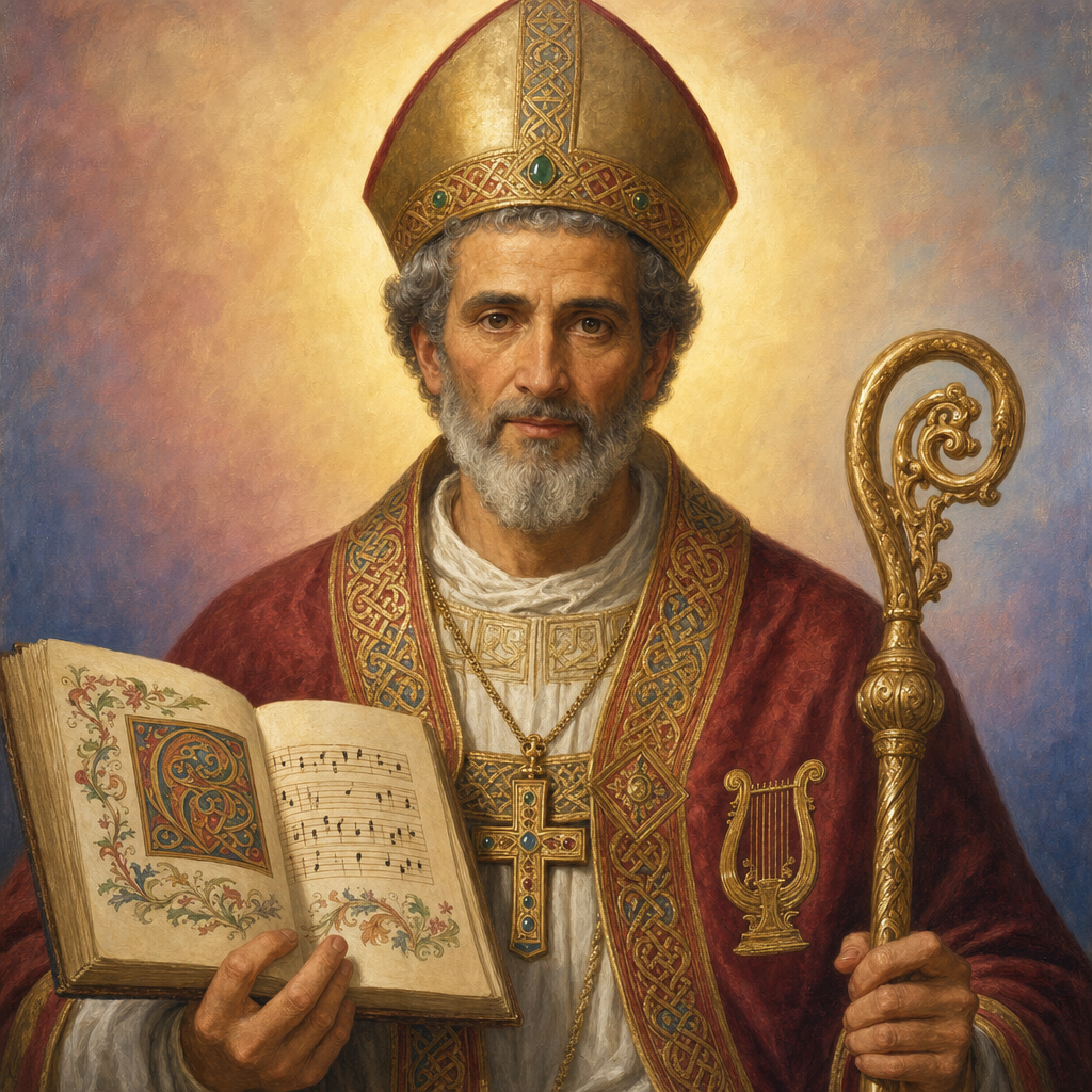 Portrait of St. Venantius Fortunatus