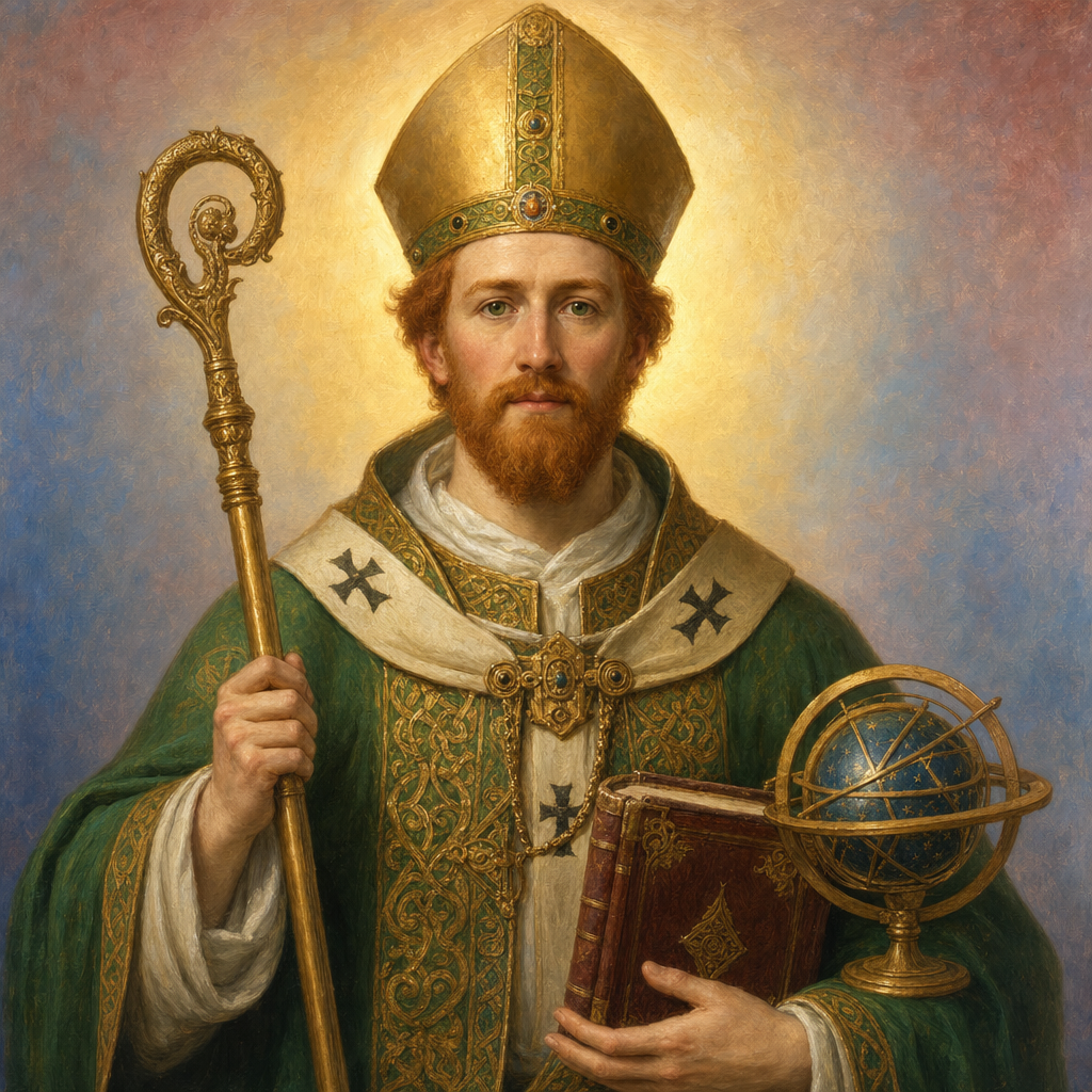 Portrait of St. Virgil of Salzburg