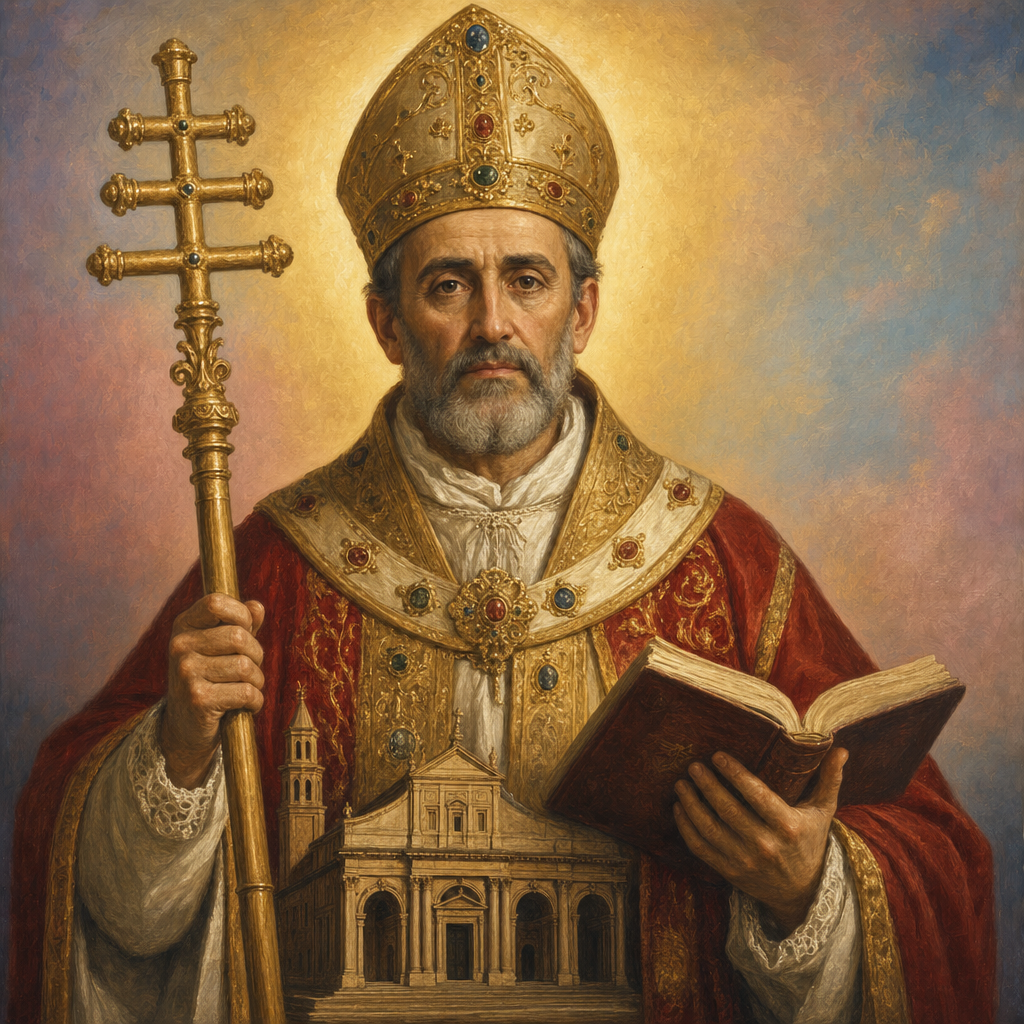 Portrait of St. Vitalian