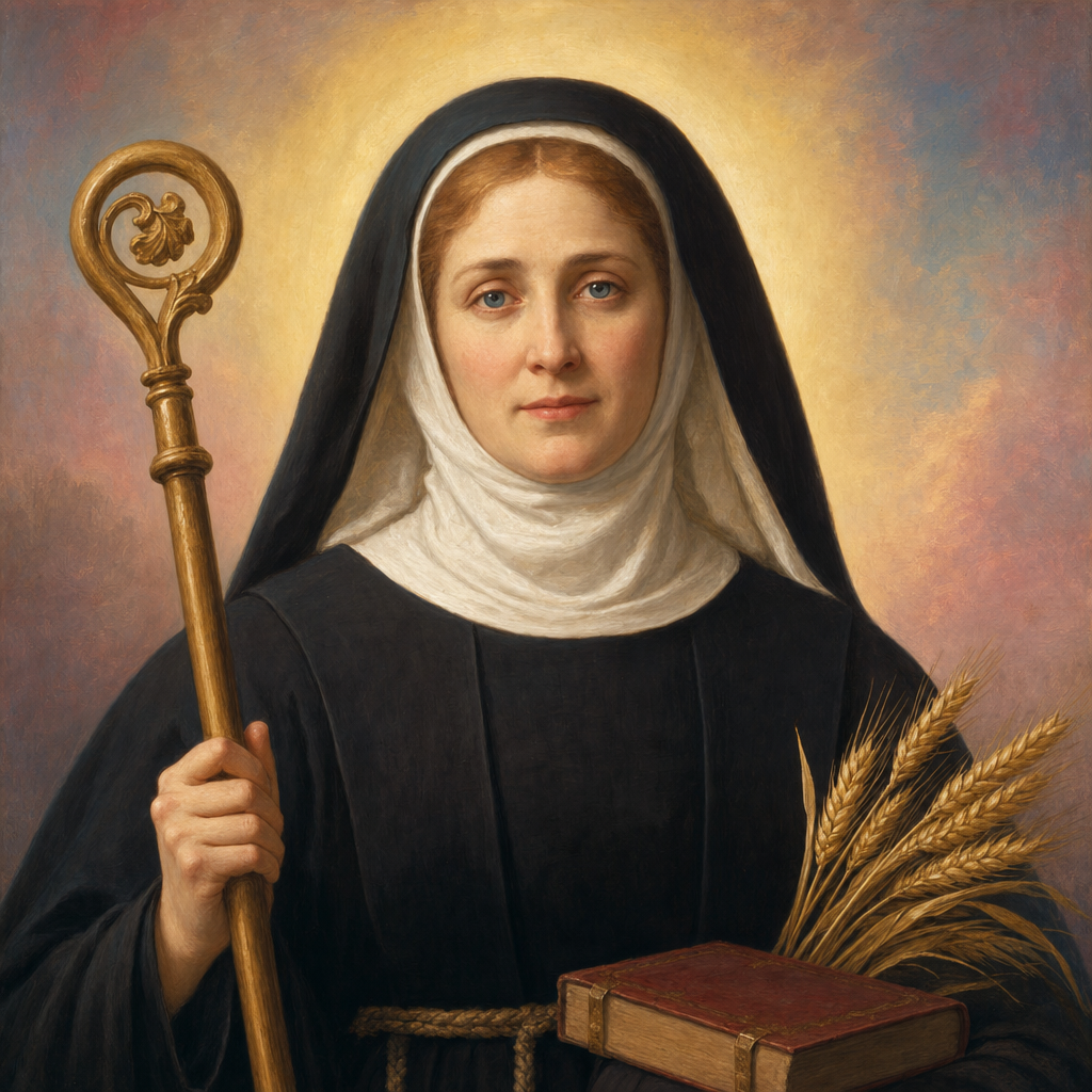 Portrait of St. Walburga