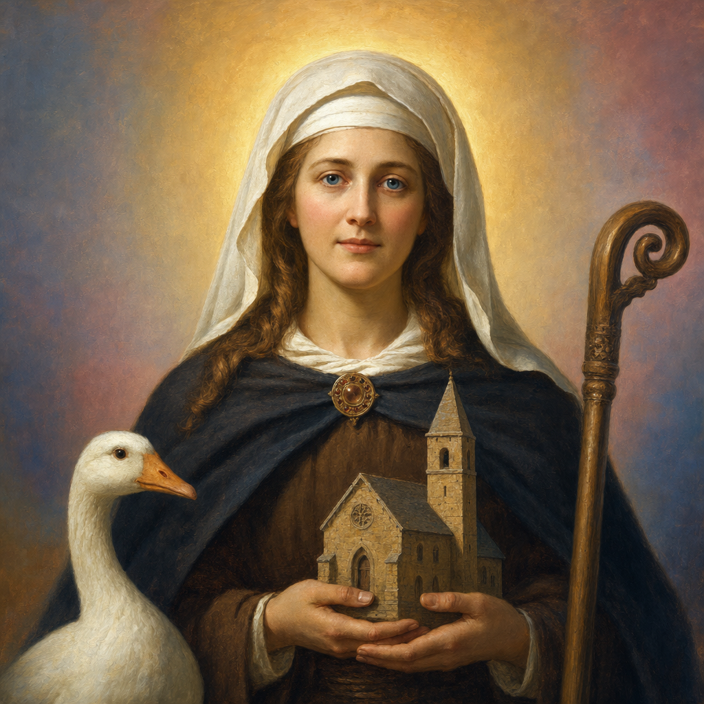 Portrait of St. Werburgh