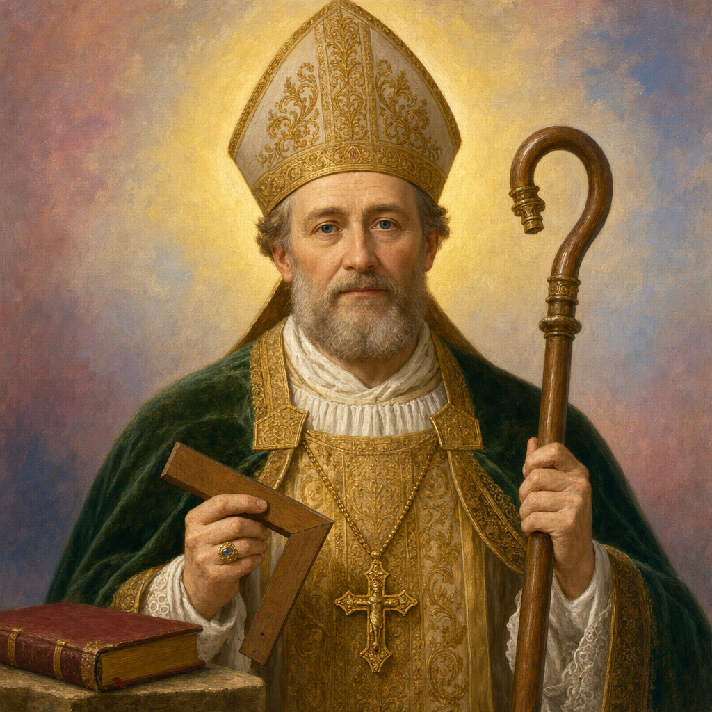 Portrait of St. Wolfgang of Regensburg