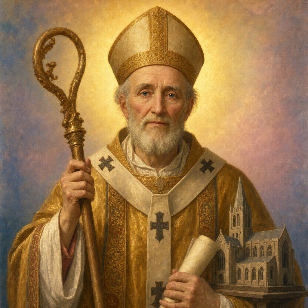Portrait of St. Wulfstan