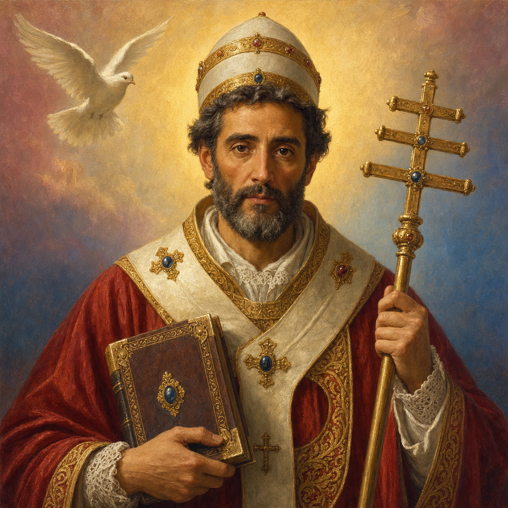 Portrait of St. Zachary, Pope