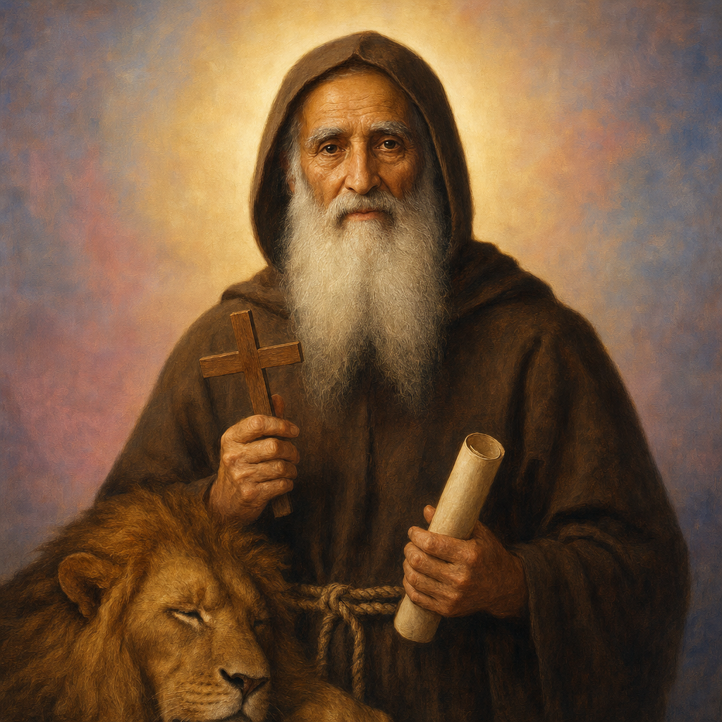 Portrait of St. Zosimus of Palestine