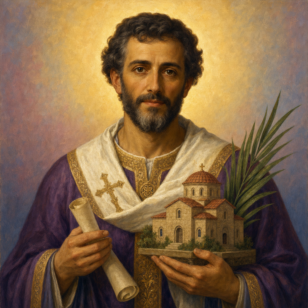 Portrait of St. Zoticus of Constantinople